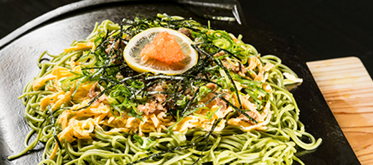 NNo.2 名物 瓦そば 1,100円(税込1,210円)